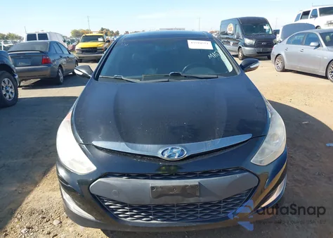 2013 Hyundai Sonata Hybrid Limited z USA, uszkodzony, nr VIN KMHEC4A45DA070529